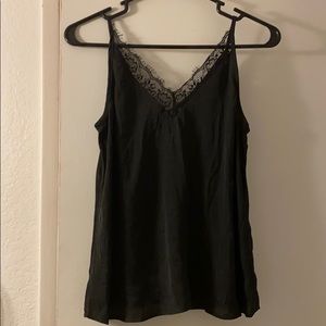 Black tank top